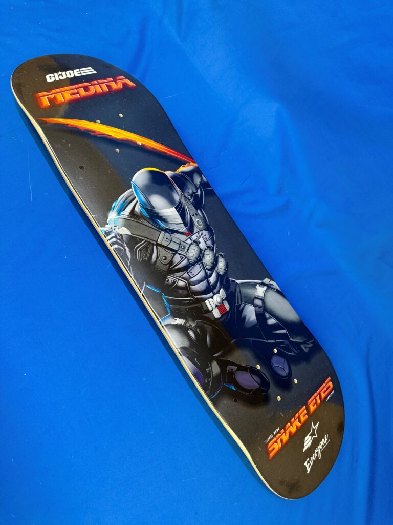G.I. JOE Snake Eyes Pro Rider Jose Medina Skateboard