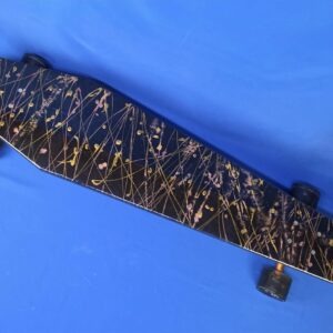 40″ Coffin Black and Gold Resin Longboard, Closeout