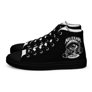 No Fear, Just Ride - Black out - High-Tops